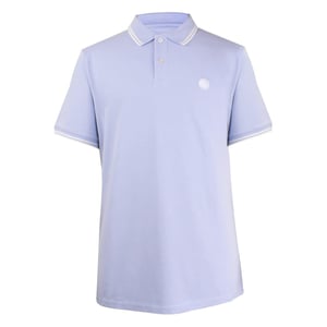 Pretty Green Mannen Barton Kortebloemig Poloshirt (Pastelblauw)