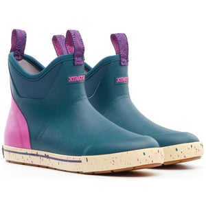 Xtratuf Enkel Deck Camp Laars Rubber Dames Teal Wellington Boots