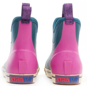 Xtratuf Enkel Deck Camp Laars Rubber Dames Teal Wellington Boots