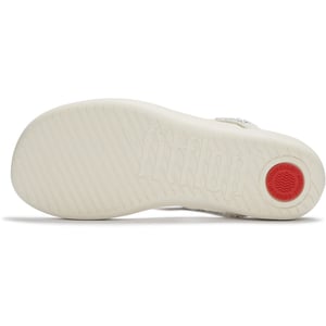 Fitflop Solay Gemengde-Kristal Textiel Dames Crème Sandalen
