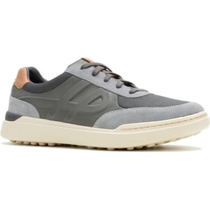 Hush Puppies Wes HP Sneakers Suède Heren Charcoal Trainers