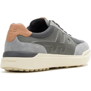 Hush Puppies Wes HP Sneakers Suède Heren Charcoal Trainers