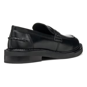 Geox D Serilda E Leren Vrouwen Zwarte Mocassinschoenen