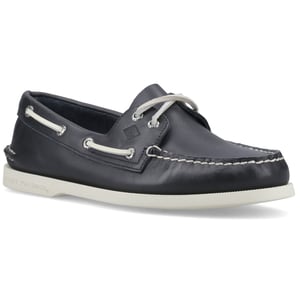 Sperry Authentieke 2 Oog Leer Heren Marineblauwe Bootschoenen