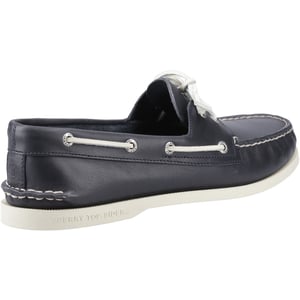 Sperry Authentieke 2 Oog Leer Heren Marineblauwe Bootschoenen
