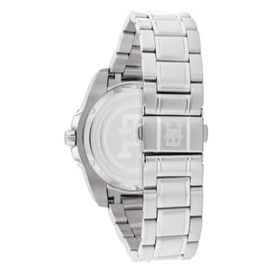Tommy Hilfiger Th85 Gmt Heren Horloge Zilverkleurig 1792132