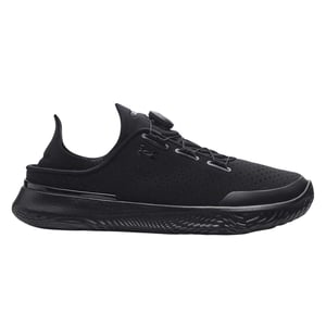 Under Armour Herenprestatieschoenen van leer met BOA-vetersysteem (Zwart)