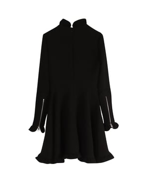 JW Anderson jurk met lange mouwen in zwart acetaat