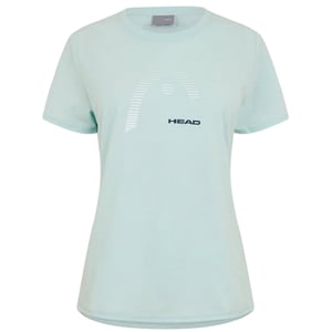 Head Dames-T-shirt met grafische print van Club Lara (Licht Blauw)