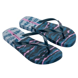 Ipanema Zebra-teenslippers voor dames (Blauwdruk)