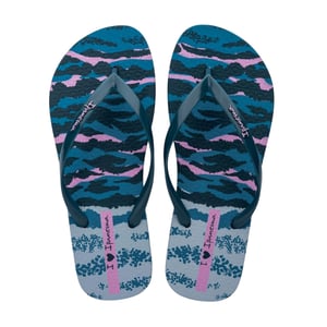 Ipanema Zebra-teenslippers voor dames (Blauwdruk)