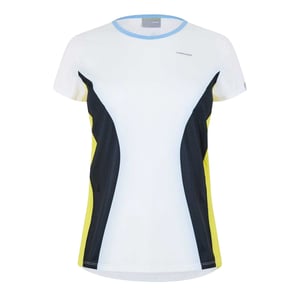 Head Dames Mia Gedrukt Korte Mouwen T-Shirt (Wit)