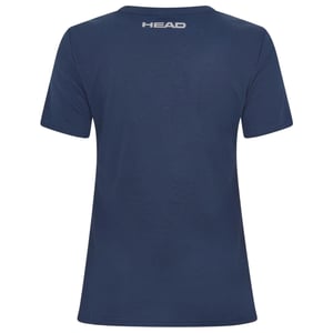 Head Dames-T-shirt met grafische print van Club Lara (Marine)