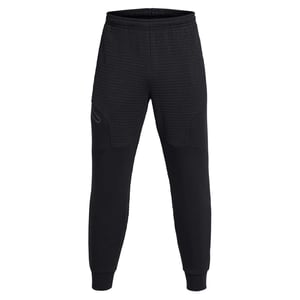 Under Armour Heren Unstoppable joggingbroek met structuur en slank model (Zwart)