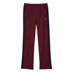 Lacoste Dames/Dames Biologisch Katoenen Zijstreep Joggers (Rood)