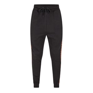 Criminal Damage Heren Trio Fleece Joggers met Elastische Zoom (Zwart)