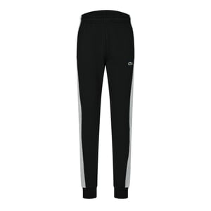 Lacoste Heren XH1428 slanke joggingbroek (Zwart/Zilver)