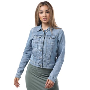 Only Dames/Dames Wonder Life Denim Jack (Lichtblauw vervaagd)