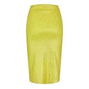 Diesel Ikaria getailleerde midirok voor dames (Geel)