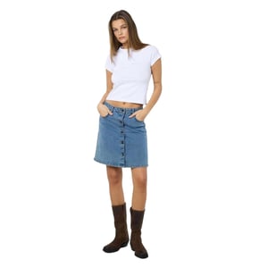 Noisy May Denim A-lijn minirok voor dames (Lichtblauw)