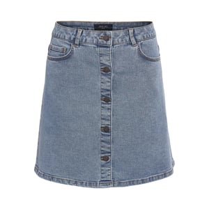 Noisy May Denim A-lijn minirok voor dames (Lichtblauw)