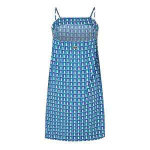 Lacoste Spaghettibandjes-slipjurk voor dames (Blauw)