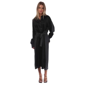 Diesel Dames-shirtjurk van rayon van D-Paige-Stram (Zwarte afdruk)