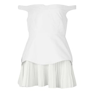 Odd Muse Dames Exclusieve No.1 Bardot Mini Jurk (Wit)