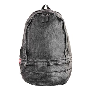 Diesel Denim rugzak voor dagelijks gebruik (Zwarte stonewash)