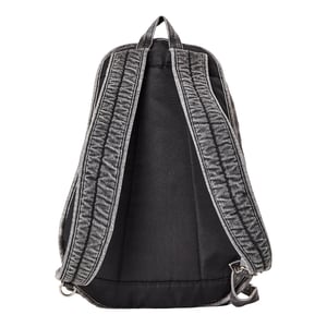Diesel Denim rugzak voor dagelijks gebruik (Zwarte stonewash)