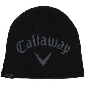 Callaway Gebreide uniseks muts met logo voor volwassenen (Zwart)