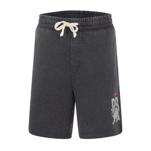 Hugo Heren Gewassen Elastische Taille Relaxed Fit Sweat Shorts (Zwart)