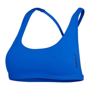 Speedo Bikinitop met ronde hals voor dames (Blauw)