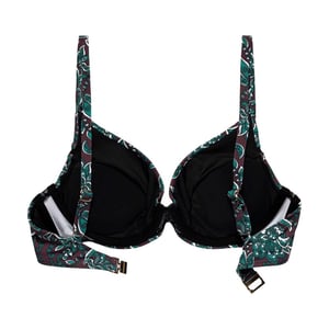 Panos Emporio Bikinitop met bloemenprint voor dames (Paars)