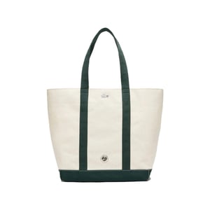 Lacoste Roland Garros Canvas Draagtas (Natuurlijke afdrukken)