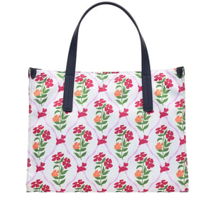 Radley Florale gerecyclede polyester schoudertas (Zwart)