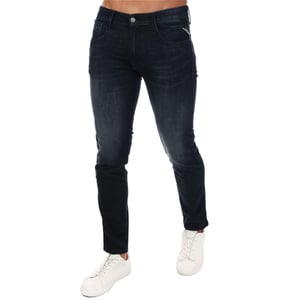 Replay Anbass stretch-slimfit-jeans voor heren (Donkerblauw)