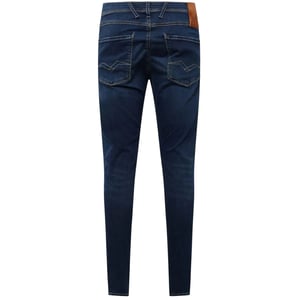 Replay Slim-fit jeans voor heren van een katoenmix met gescheurde details (Blauw)