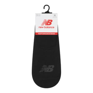 New Balance No-Show Sokken voor volwassenen (pak van 3) (Zwart)