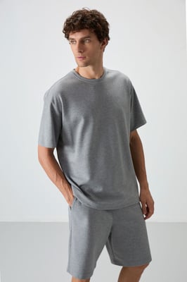 Overmaat T-Shirt en Shorts Set
