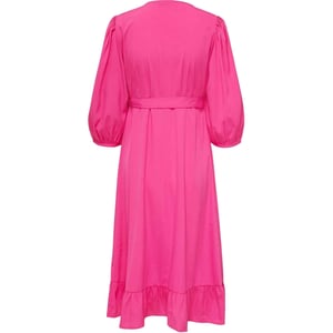 Enkel Dames Olivia Wikkeljurk (Fuchsia Paars)