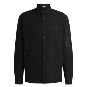 Boss Heren B Lite Snap Langsleeve Overhemd (Zwart)