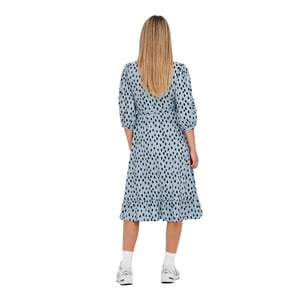 Only Dames/Dames Reguliere Wikkeljurk (Blauwe Mist)