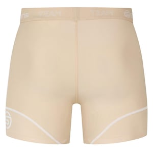 Skins Heren Dynamische Team Stripe Detail Compressie Shorts (Crème)