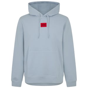 Hugo Heren Pullover Hoodie Katoenmix (Blauw)
