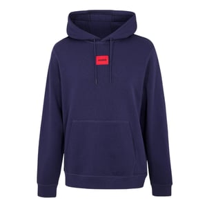Hugo Heren Pullover Hoodie Katoenmix (Marine)