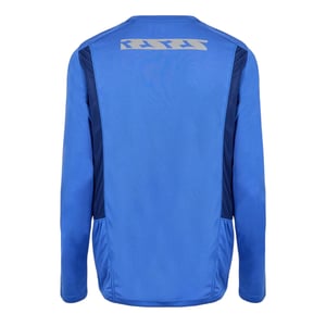 Diadora Heren T-shirt met lange mouwen en X Run-logo (Perzisch Blauw)