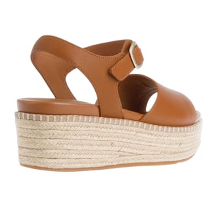 FitFlop Dames/Dames Eloise Espadrille Leren Sleehakken (Tan)