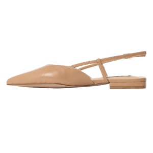 Steve Madden Dames Spencer Leren Slingback Sandalen (Tan)