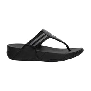 FitFlop Dames Walkstar Brede Sandalen (Zwart)